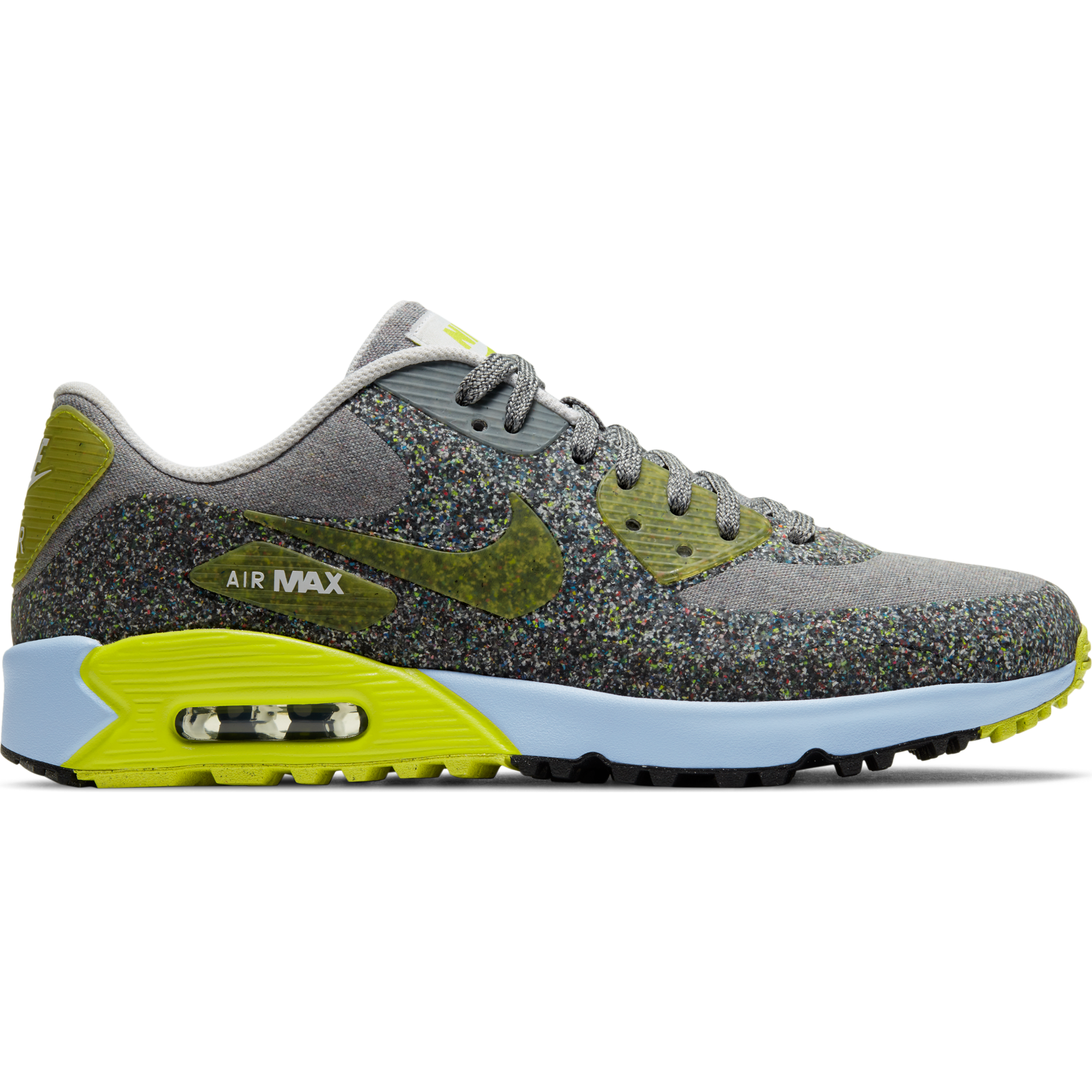 Nike Air Max 90 G NRG Spikeless Golf Shoe-Grey/Yellow | NIKE